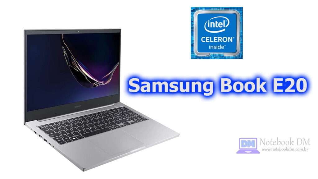 Notebook Samsung Book E20 é bom | Novo 4GB de RAM | 500GB de HD | Tela 15.6 2 Samsung Book E20 é bom para estudar e para trabalhar com projetos gráficos de nível básico !