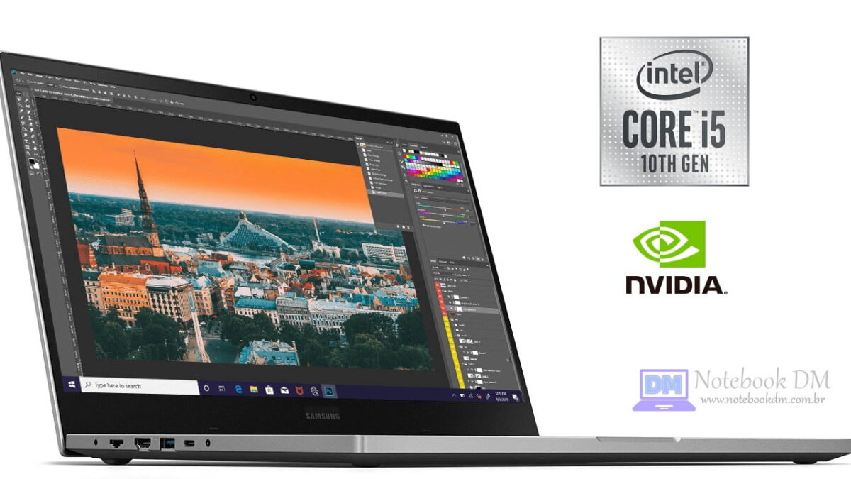 Samsung Book x45 é bom para trabalhar com projetos gráficos de nível médio, além de conseguir rodar jogos !
