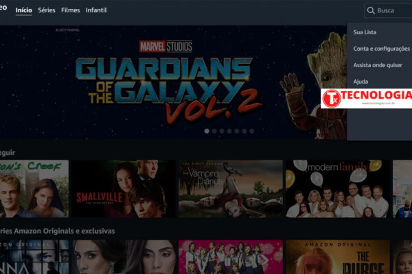 Amazon Prime Vídeo permite a criação de até 6 perfis por conta e até 3 telas simultâneas !