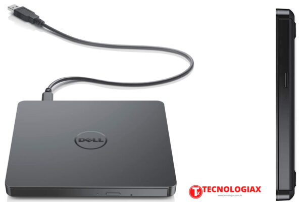 O Gravador de DVD Dell externo é uma grande solução para quem ainda precisa usar CDs e DVDs !
