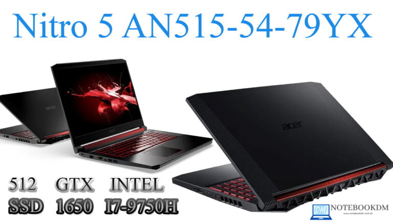 Nitro 5 AN515-54-79YX: Um Notebook Gamer da Acer com Processador Core I7, 512GB SSD, 16 GB de RAM e GTX 1650