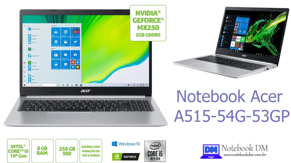 Notebook Acer A515-54G-53GP é bom para trabalhar com Projetos de Modelagem 3D e ainda Roda Jogos !