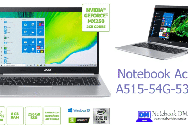 Notebook Acer A515-54G-53GP é bom para trabalhar com Projetos de Modelagem 3D e ainda Roda Jogos !
