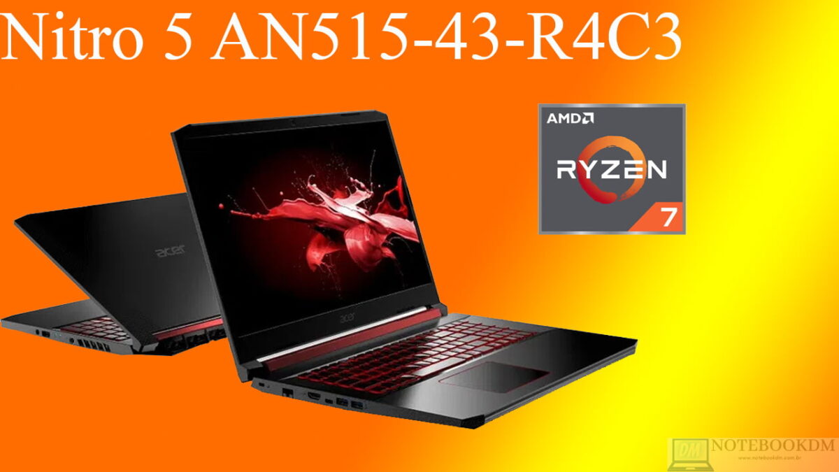 Notebook Acer Nitro 5 AN515-43-R4C3 chegando com AMD Ryzen 7 e SSD de 128 Gigas !