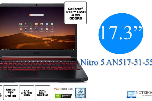 Nitro 5 AN517-51-55NT é Um Notebook Acer com excelente configuração e com Tela de 17.3 Polegadas !