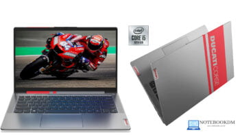 Notebook Ultrafino Lenovo Ideapad Ducati 5 com Processador i5-1035G1 / 8GB RAM / 1TB SSD / Windows 10 e Tela 14" Full HD WVA