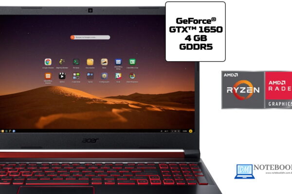 Notebook Acer Nitro 5 AN515-43-R9K7 com Ryzen 5 e uma GTX 1650