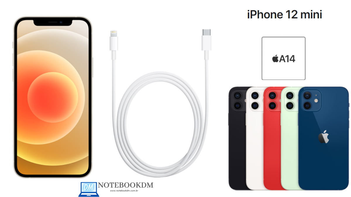 iPhone 12 mini Ficha técnica e cores disponíveis