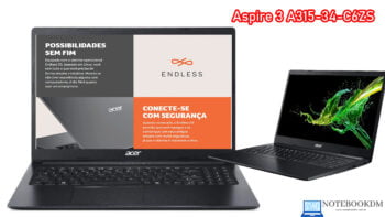 Notebook Acer A315-34-C6ZS Celeron N4000 4GB RAM HD 1TB