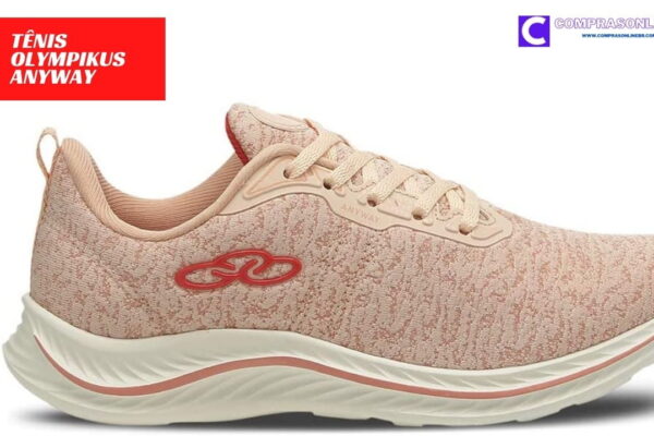O Tênis Olympikus ANYWAY feminino é fabricado com materiais de qualidade, que ofereceram maior conforto e durabilidade !