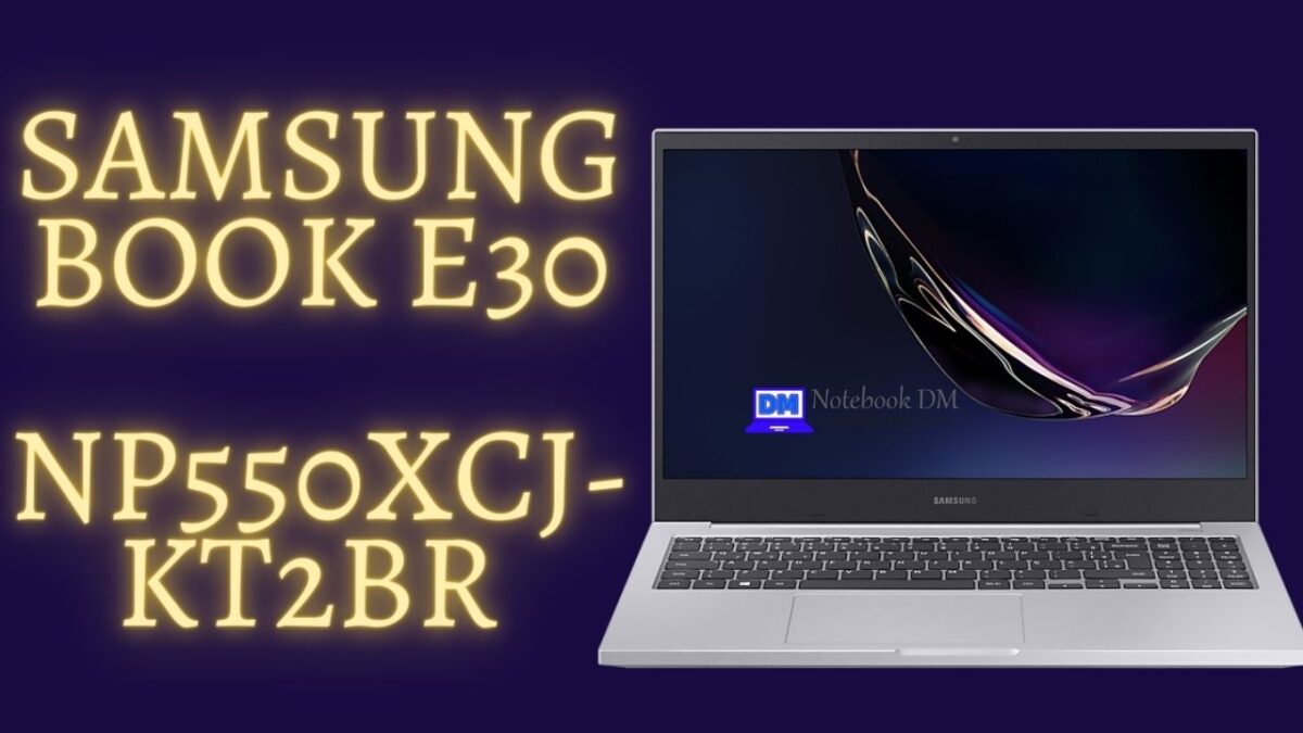 Notebook Samsung Book E30 NP550XCJ-KT2BR