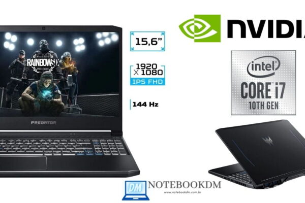 Acer PH315-53-75XA é bom ? Notebook Gamer ACER i7 16GB 1TB SSD 256 RTX 2070 MAX-Q Tela 144Hz IPS Full HD