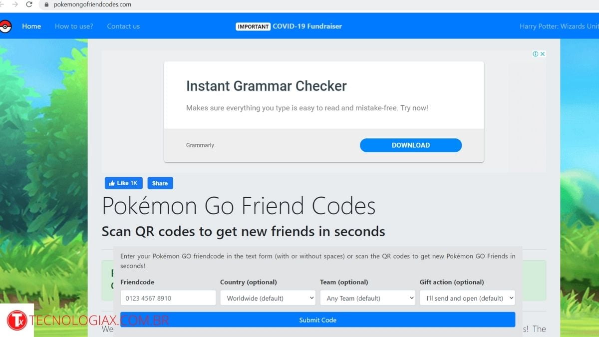 Adicionar Amigos no Pokémon GO Rápido para missões e troca de presentes