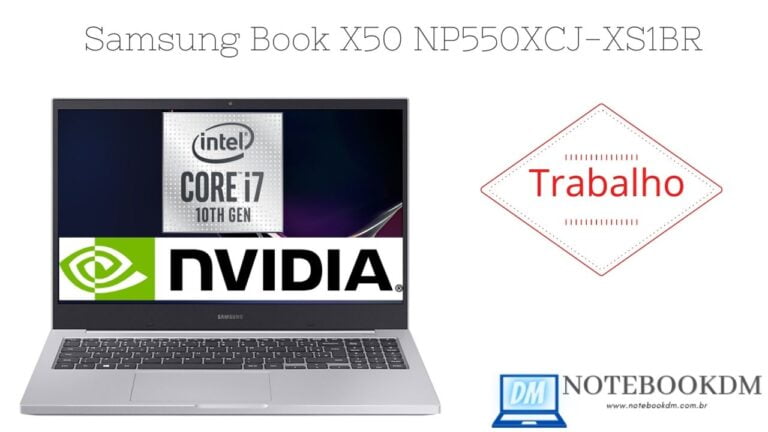 Notebook Samsung Book X50 NP550XCJ-XS1BR é bom ? i7 8 GB de RAM 1TB de HD PLACA DE VÍDEO MX110 Tela 15.6 HD