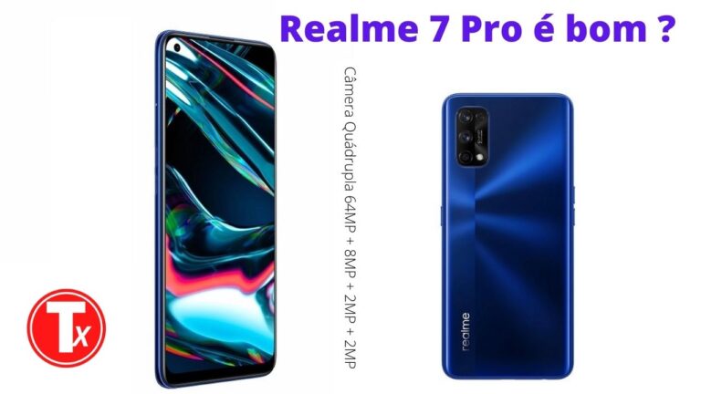 Realme 7 Pro é bom ? Tela 6,4 Qualcomm Snapdragon 720G Octa-core 128GB 4G Câmera Quádrupla 64MP + 8MP + 2MP + 2MP