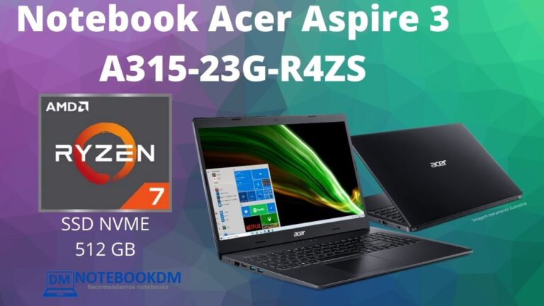 Acer Aspire 3 A315-23G-R4ZS COM Ryzen 7-3700U RX Vega 10 SSD NVME + 12 GB RAM
