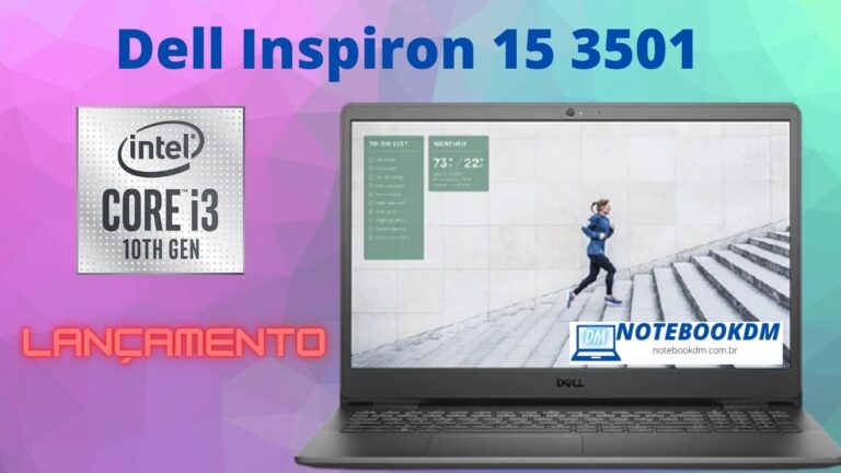 Dell Inspiron 15 3501 NOVO LANÇAMENTO COM i3-1005G1 10º SSD M2 NVME +4 GIGAS DE RAM
