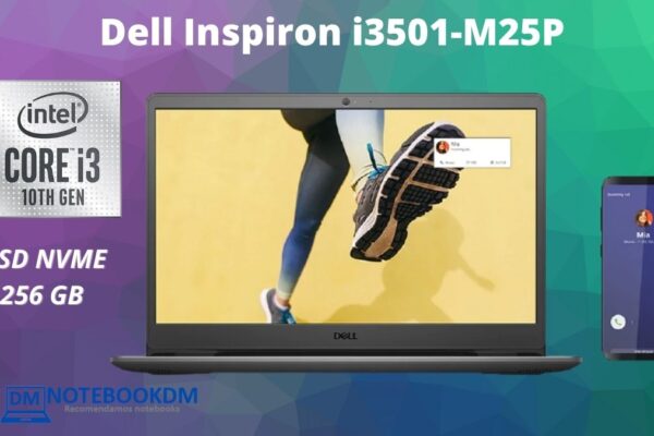 Dell Inspiron i3501-M25P I3 10º Geração + SSD PCIe NVME 256 GIGAS