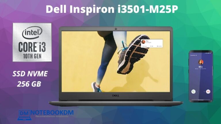 Dell Inspiron i3501-M25P I3 10º Geração + SSD PCIe NVME 256 GIGAS