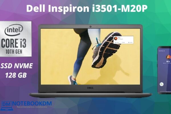 Dell Inspiron i3501-M20P com SSD NVME e Core™ i3-1005G1 da Décima Geração