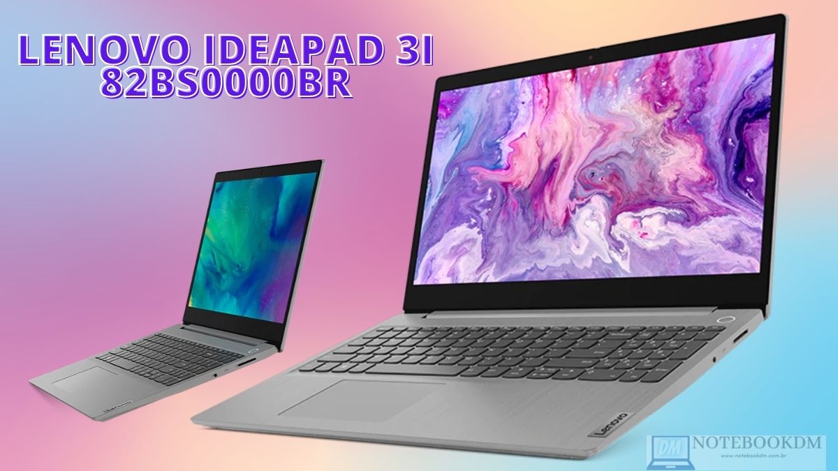 Lenovo IdeaPad 3i 82BS0000BR Core™ i7-10510U + Geforce MX330 + SSD M.2 nvme e Tela 15.6 Polegadas com Resolução FULL HD
