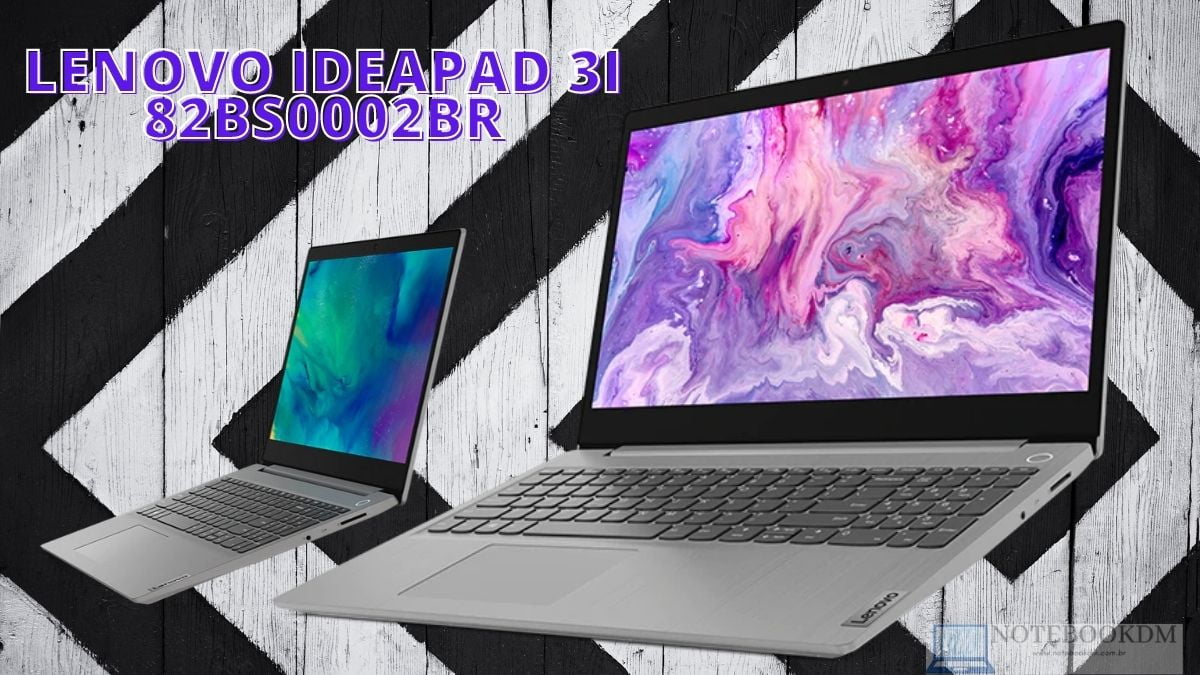 Lenovo IdeaPad 3i 82BS0002BR COM Core i3-10110U da décima Geração