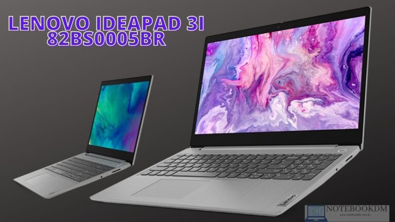 Lenovo IdeaPad 3i 82BS0005BR COM SSD NVME 256 GB + Core i5-10210U
