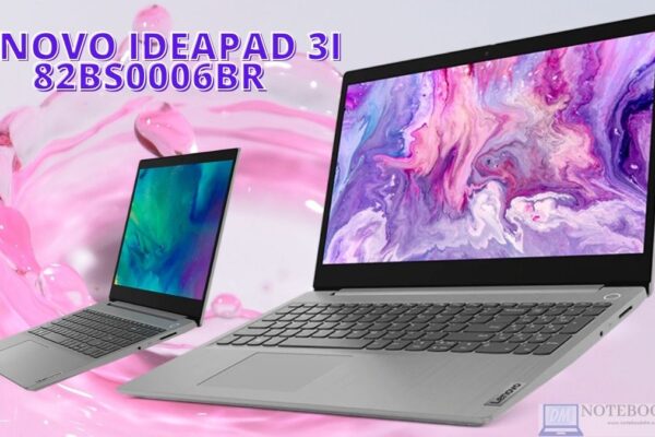 Lenovo IdeaPad 3i 82BS0006BR com SSD NVME de 256 Gigas + Core i3-10110U da décima Geração