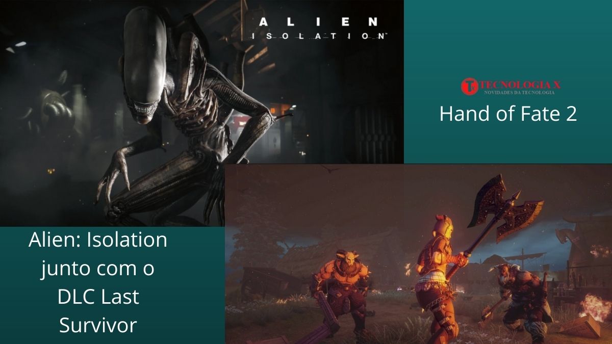 Alien Isolation e Hand of Fate 2 grátis na Épic Games !