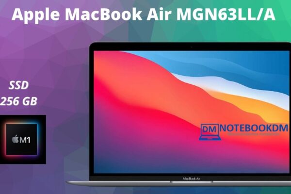 Apple MacBook Air MGN63LL/A com Chip M1 + SSD tem 256 Gigas e Tela de Retina Display de 13,3 Polegadas
