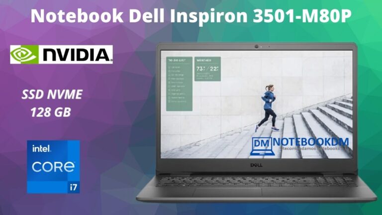 Dell Inspiron 3501-M80P Intel Core i7 11º Geração + Geforce MX 330 + SSD NVME 128 GIGAS