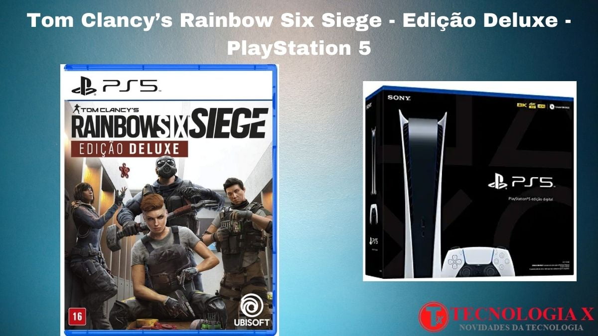 Jogo Tom Clancy’s Rainbow Six Siege Edição Deluxe para PlayStation 5
