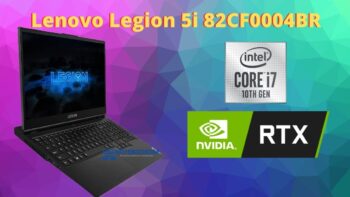 Lenovo Legion 5i 82CF0004BR COM GeForce RTX 2060 + Core i7-10750H + SSD de 128 GB PCIe NVMe