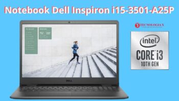 Notebook Dell Inspiron i15-3501-A25P com SSD NVME 256 + I3 DA DÉCIMA GERAÇÃO
