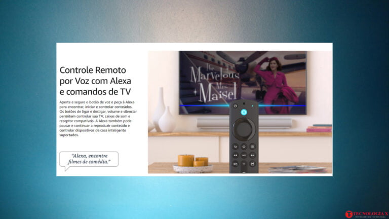 Transformar TV em Smart TV com Fire TV Stick 4K com Controle Remoto por Voz com Alexa