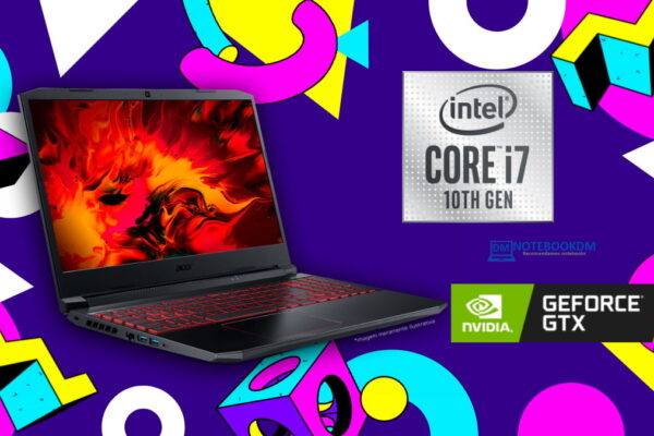 Nitro 5 AN515-55-705U com GTX 1660 TI e Intel Core I7 + SSD M.2 PCIe NVME de 512 Gigas