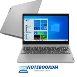 Notebook Lenovo IdeaPad 3i, Intel Core i3-10110U, 4GB RAM, 256 GB SSD, Windows 10, 15.6", Prata