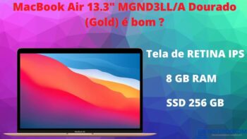 MacBook Air 13.3 _MGND3LLA Dourado (Gold) é bom