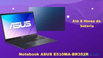 Notebook ASUS E510MA-BR352R é bom ? 128 GB + Windows 10 Pro Notebook ASUS para estudar, trabalhos de escritório e assistir filmes online