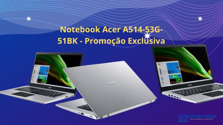 Notebook Acer A514-53G-51BK em Promoção exclusiva / Geforce MX350 de 2 Gigas de Memória Intel core I5 de décima geração + SSD NVME 256 GB