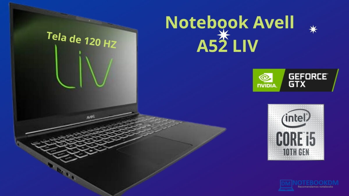 O Notebook Avell A52 LIV é bom para rodar diversos jogos, além de ser um ótimo equipamento para trabalhar com aplicativos gráficos.