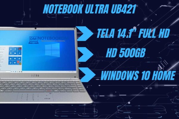 Notebook Ultra UB421 é bom ? Tela Full HD 4GB RAM 1TB HDD Core i3 com Windows 10 Home INTEL® HD GRAPHICS 5500 TECLADO ABNT COM ATALHO NETFLIX