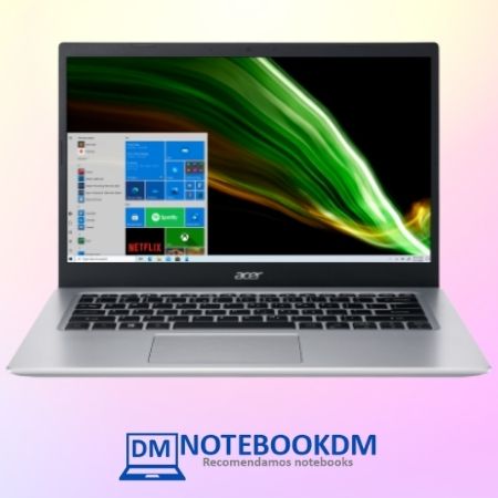 O Notebook Acer Aspire 5 A514-54G-57KF é bom para trabalhos gráficos de nível médio e para trabalhos de escritório.