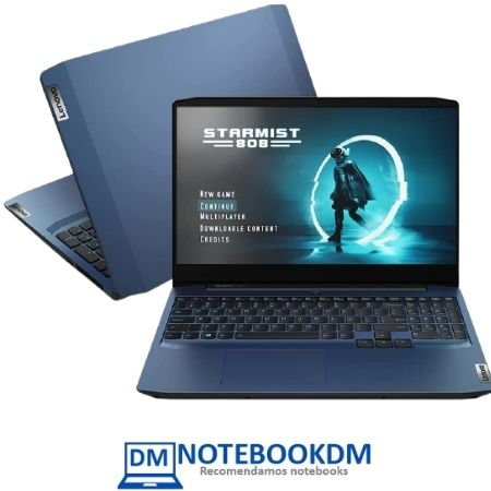 O Notebook IdeaPad Gaming 3i é bom para rodar diversos Games e trabalhar com projetos gráficos.​