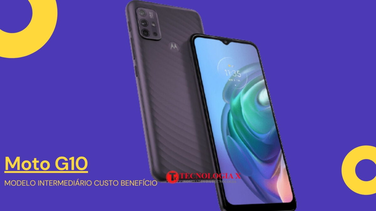 Celular Moto G10 é bom ? c/ Qualcomm Snapdragon 460 e Adreno 610 4 GB de RAM Tela Max Vision HD+ de 6,5" Android 11 5000 mAh Impressão Digital