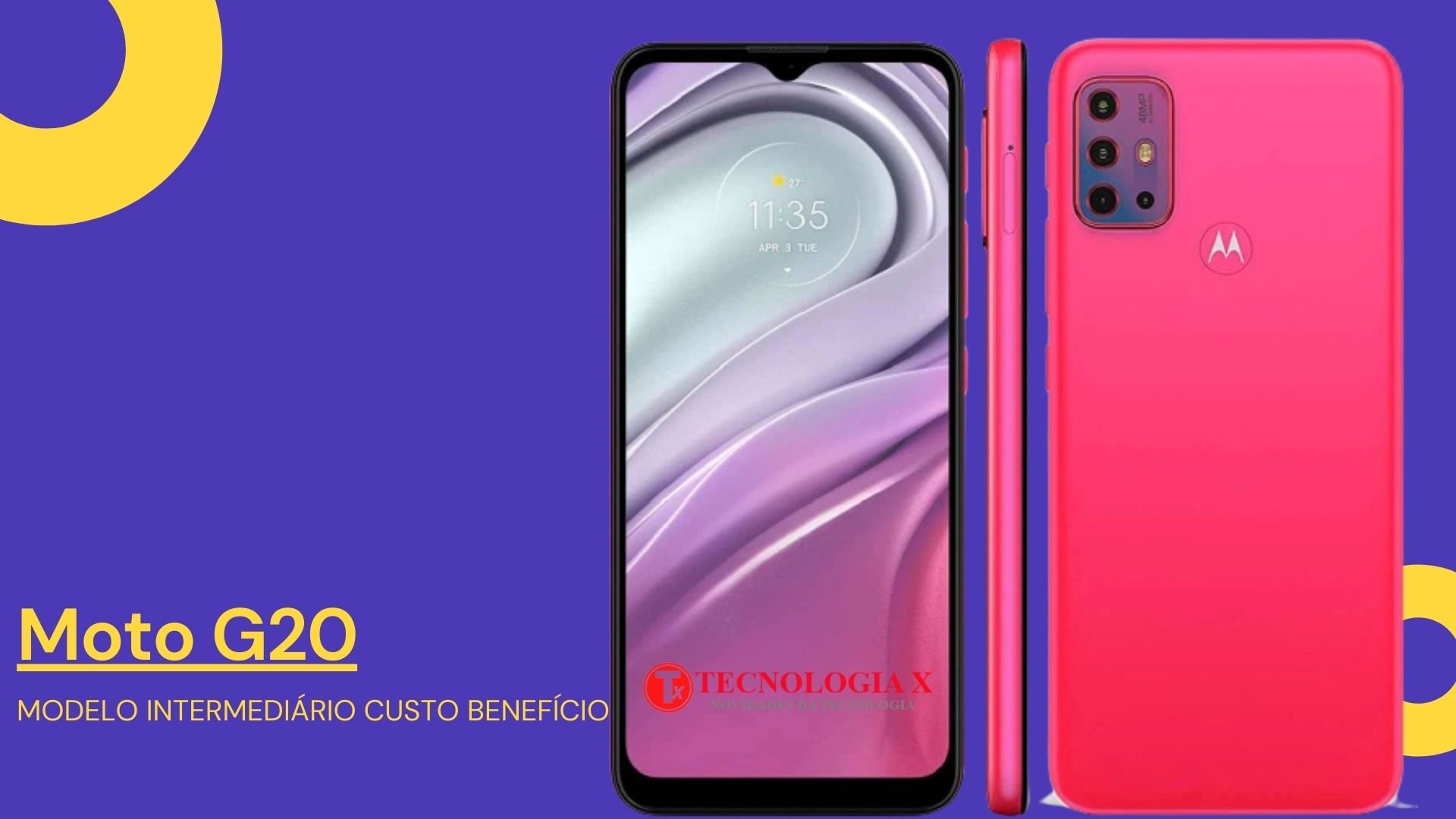 Celular Moto G20 é bom ? Modelo intermediário da LENOVO para tirar boas fotos gravar bons vídeos Bom desempenho para alguns jogos tela grande