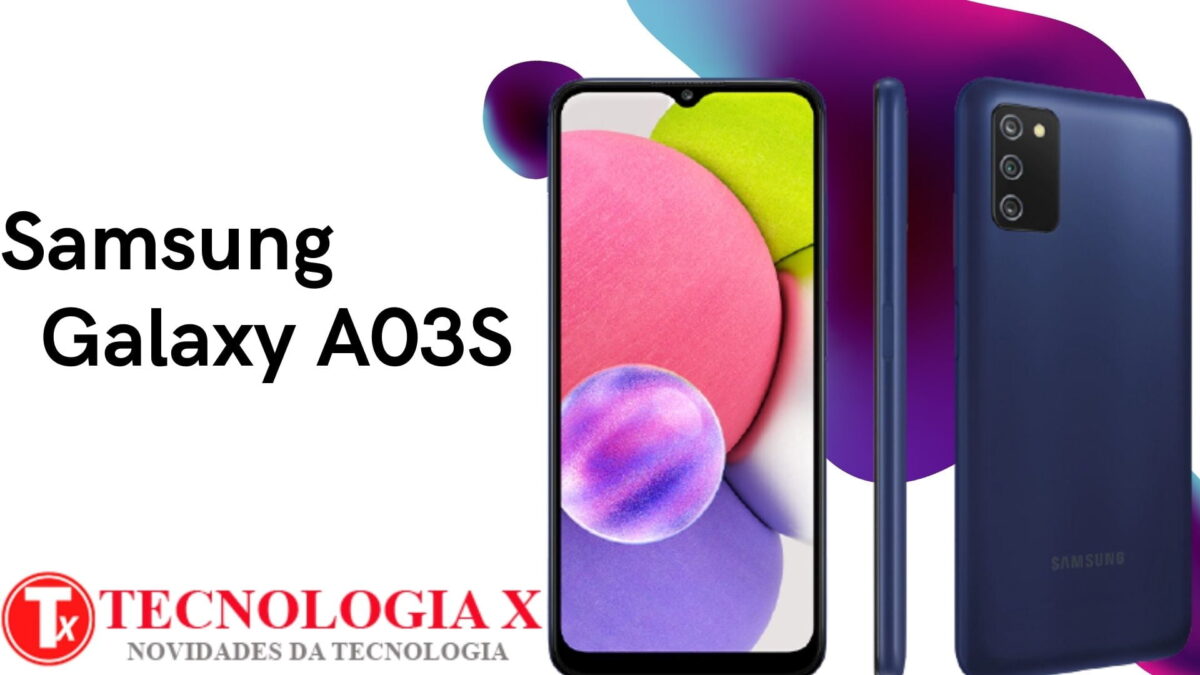 Celular Samsung Galaxy A03s é bom ? C/ 4GB RAM Tela 6,5” 4 Câmeras Bateria de 5000mAh armazenamento interno de 64GB processador Octa-Core