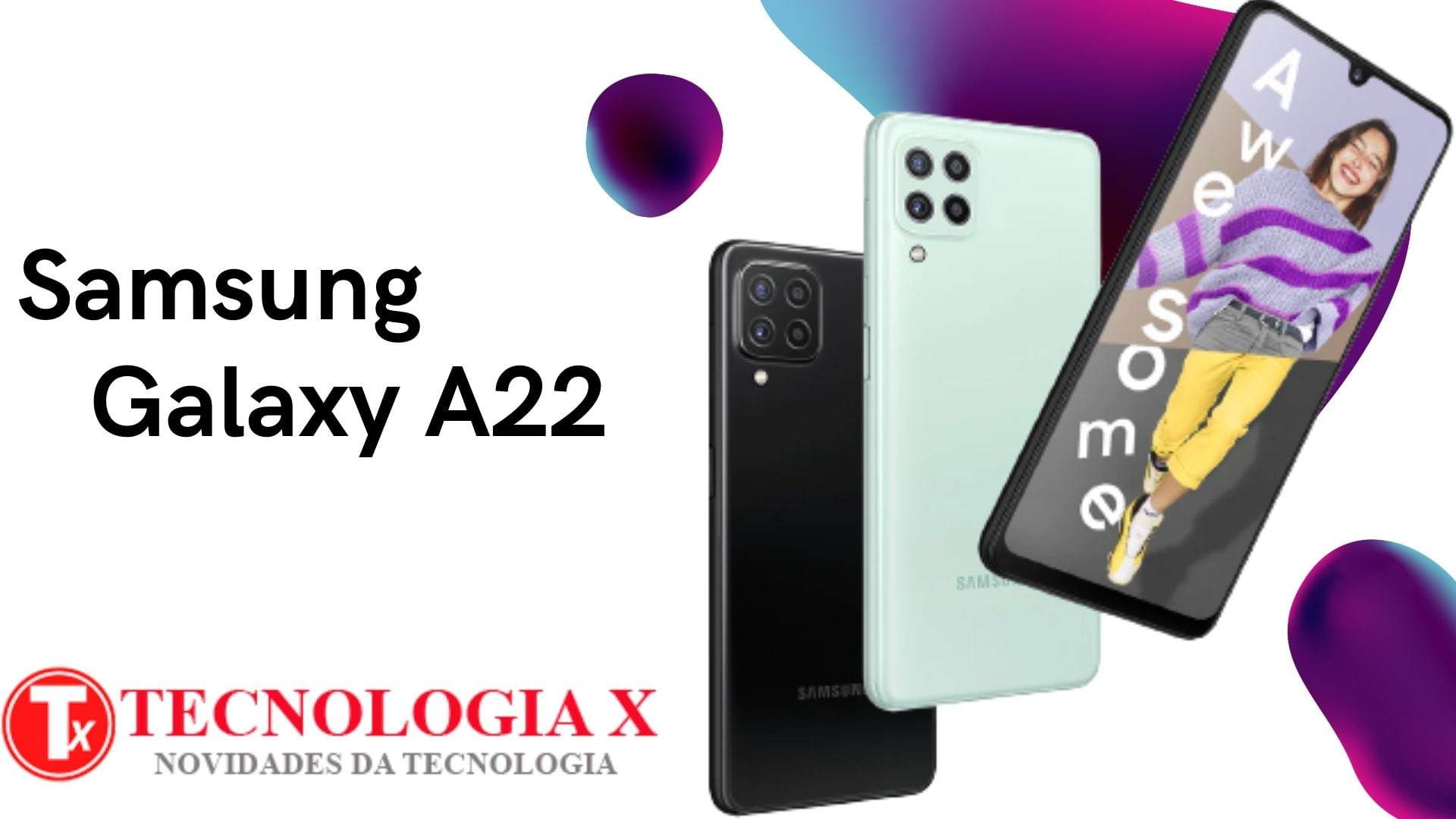 Celular Samsung Galaxy A22 é bom ? C/ 4GB RAM Tela 6,4”