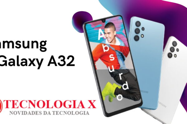 Celular Samsung Galaxy A32 é bom ? c/ 128GB 4GB RAM Tela 6,4” Câmera