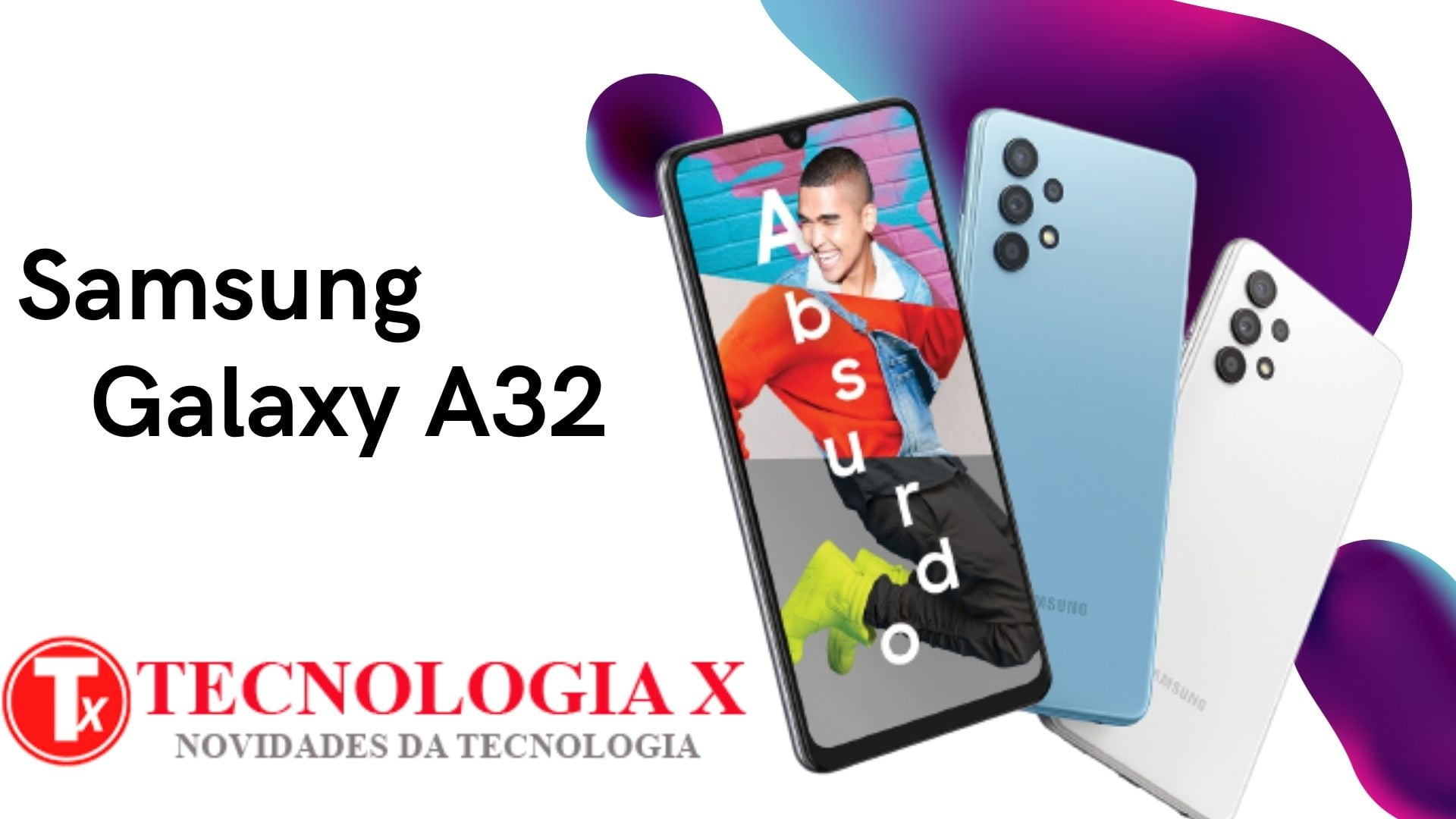 Celular Samsung Galaxy A32 é bom ? c/ 128GB 4GB RAM Tela 6,4” Câmera